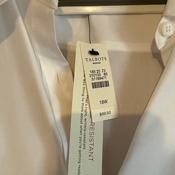 Talbots Crisp White Dress Shirt - Picture 4 of 6
